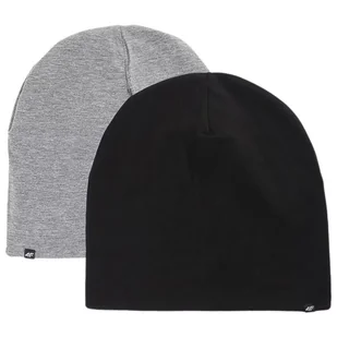 4F Czapka beanie dziecięca dwustronna sportowa dla dzieci - Czapki damskie - miniaturka - grafika 1