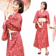 Stroje karnawałowe - Strój Japonki Dla Kobiet Japońskie Przebranie Kimono Karnawał Halloween Xl - miniaturka - grafika 1