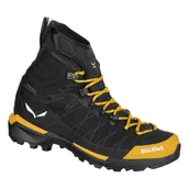 Buty trekkingowe męskie - Buty trekkingowe męskie Salewa ORTLES LIGHT czarne 00-0000061430_1407 - miniaturka - grafika 1