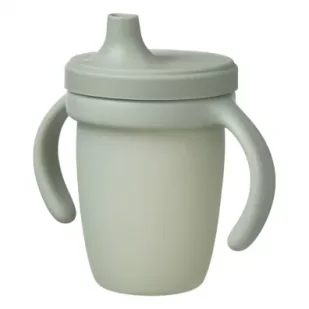 B.Box Silikonowy kubek z ustnikiem, szałwiowy 240 ml - Kubki dla dzieci - miniaturka - grafika 1