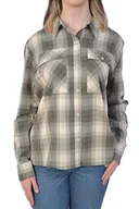Koszule damskie - KOSZULA DAMSKA LUŹNA WRANGLER LS BOXY SHIRT DEEP DEPTHS - miniaturka - grafika 1
