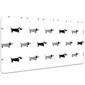 Podkładki na biurko - Mata na biurko dla dzieci Jamniki 100x50 cm - miniaturka - grafika 1