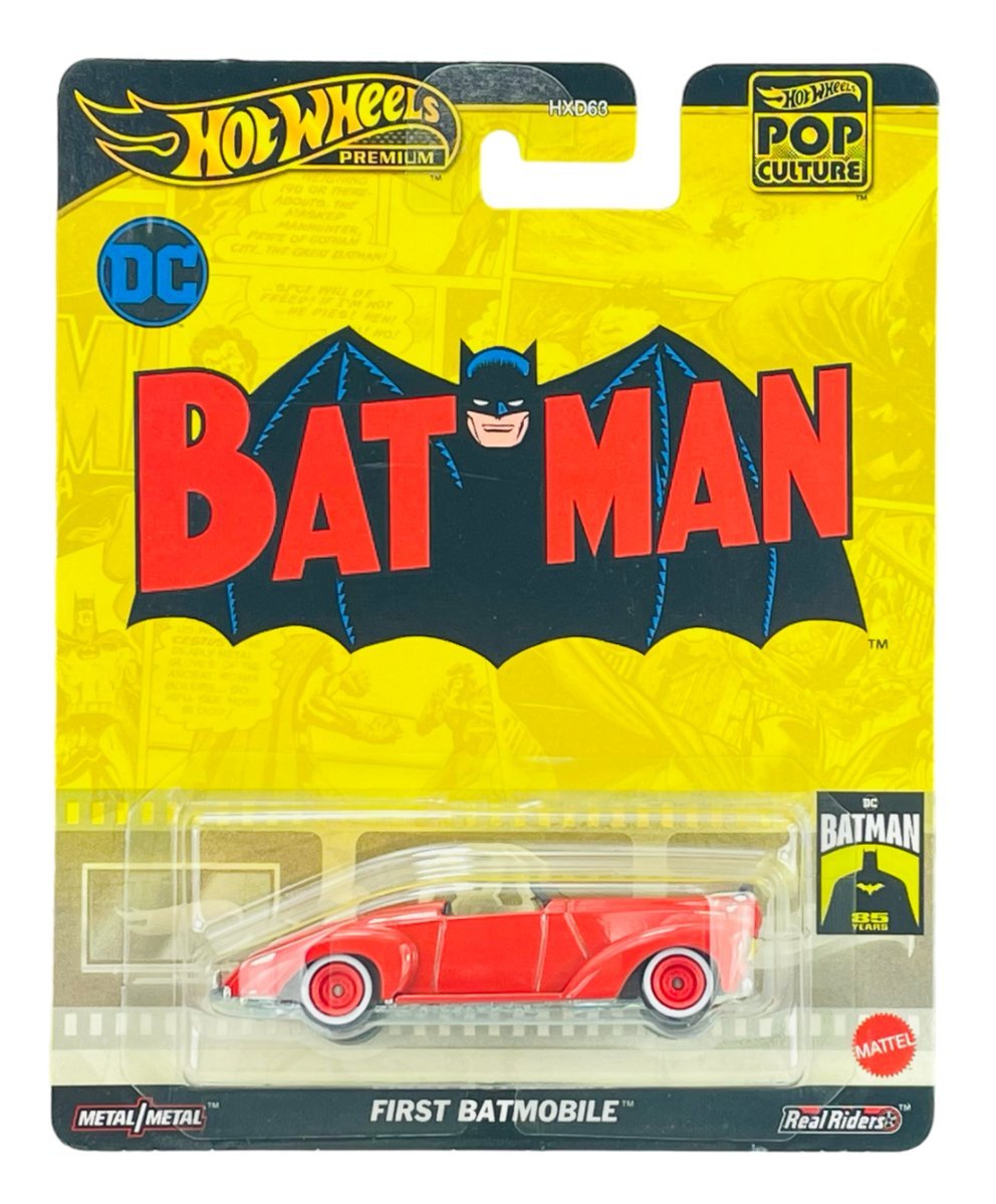 HOT WHEELS PREMIUM 2024 POP CULTURE FIRST BATMOBILE BATMAN HVJ40