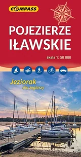 Mapa turystyczna - Pojezierze Iławskie - książka - Obcojęzyczne przewodniki, mapy i atlasy - miniaturka - grafika 1
