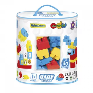 Baby Blocks Klocki w torbie 30 elementów 41401 - Klocki - miniaturka - grafika 1