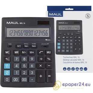 Kalkulator Maul MXL 16 czarny - Kalkulatory - miniaturka - grafika 1