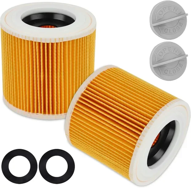 2 wkłady filtrujące HEPA do odkurzacza Karcher WD3, zamienniki