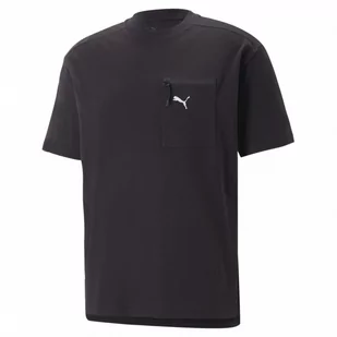 Męski t-shirt basic Puma Open Road - czarny - PUMA - Koszulki sportowe męskie - miniaturka - grafika 1