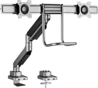 Uchwyty do monitorów - Equip Uchwyt biurkowy na 2 monitory 17" - 32" 650161 - miniaturka - grafika 1