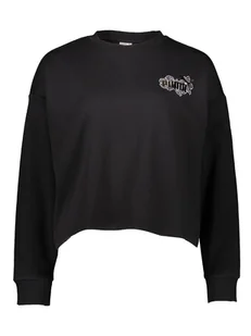 Puma Bluza "Essentials+" w kolorze czarnym - Bluzy damskie - miniaturka - grafika 1