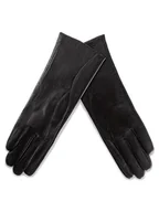 Rękawiczki - WITTCHEN Rękawiczki Damskie 39-6L-225-1 Czarny - miniaturka - grafika 1