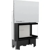 Kominki wolnostojące - Kratki.pl Marek Bal Kominek powietrzny stalowy VN prawy 14 kW  200 Gilotyna VNP/810/410 - miniaturka - grafika 1