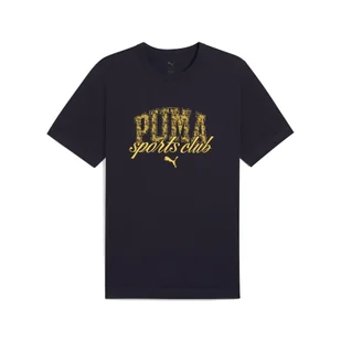 Męska koszulka PUMA Class z grafiką PUMA New Navy Blue - Koszulki sportowe męskie - miniaturka - grafika 1