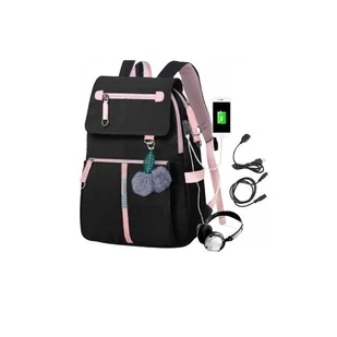 Plecak Sportowy Szkolny Uniwersalny Z Brelokiem Usb Pl158 - Etui na klucze - miniaturka - grafika 1