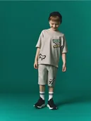 Koszulki dla chłopców - Reserved - Bawełniany komplet - jasnoszary - miniaturka - grafika 1