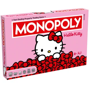 Winning Moves MONOPOLY - Hello Kitty gra planszowa (ENG - UK) - Gry planszowe - miniaturka - grafika 1