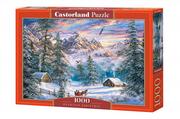 Puzzle - Castorland Puzzle 1000 elementów Zima w górach - miniaturka - grafika 1