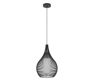 Eglo 900828 - Żyrandol na lince RAZONI 1xE27/40W/230V czarny - Lampy sufitowe - miniaturka - grafika 1