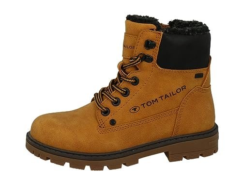 Tom Tailor Kids Chłopięce 4270350003 modne kozaki, piaskowy, 32 EU