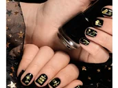 Dodatki do strojów karnawałowych - Naklejki na paznokcie Happy New Year - miniaturka - grafika 1