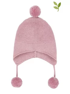 Sense Organics Czapka w kolorze różowym - Czapeczki dla niemowląt - miniaturka - grafika 1