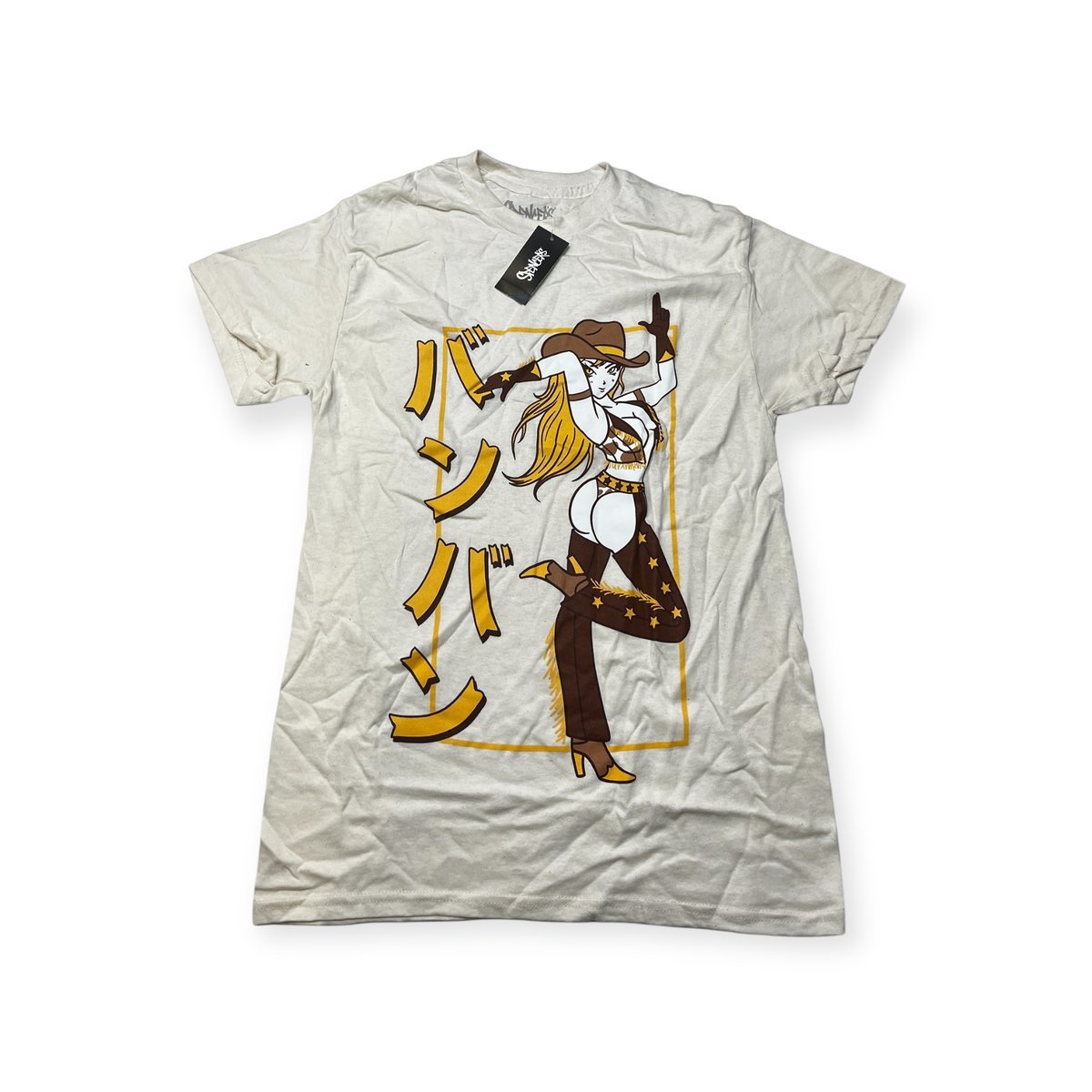 Koszulka T-shirt męski okrągły dekolt SPENCER'S NADRUK L