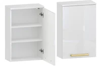 Szafki łazienkowe - Szafka Łazienkowa Athos 45 D P - Uchwyt Złoty - miniaturka - grafika 1