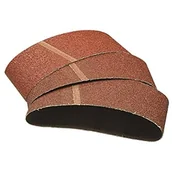 Materiały ścierne - Wolfcraft Taśma szliﬁerskia z tkaniny 65 x 410 mm granulacja 80mm (3szt.) 1904000 - miniaturka - grafika 1