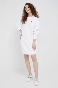 Ralph Lauren Polo Polo sukienka kolor biały mini oversize - Sukienki - miniaturka - grafika 1