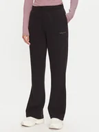 Spodnie sportowe damskie - Spodnie dresowe damskie Tommy Hilfiger DW0DW19657-BDS M Czarne (8720637262610) - miniaturka - grafika 1