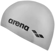 Pływanie - Arena unisex czepek pływacki Classic Silicone, srebrny, jeden rozmiar 9166251 - miniaturka - grafika 1
