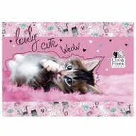 Podkładki na biurko - Derform Podkładka laminowana Cleo i Frank 35 Kot - miniaturka - grafika 1
