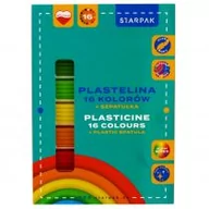 Masy plastyczne - Starpak Plastelina Na fali 16 kolorów - miniaturka - grafika 1