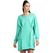 Sukienki - adidas Damska sukienka dresowa, hi-Res Green, 34, Hi-Res Green - miniaturka - grafika 1