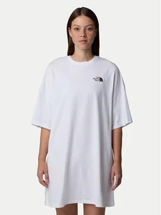 The North Face Sukienka codzienna Simple Dome NF0A87NF Biały Relaxed Fit - Sukienki - miniaturka - grafika 1