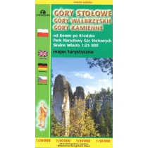 SYGNATURA Mapa tur. Góry Stołowe, Wałbrzyskie, Kamienne - praca zbiorowa - Atlasy i mapy - miniaturka - grafika 1