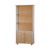 Regały - Regał z Drzwiczkami Classic Meble Doktór Bejca Biała - miniaturka - grafika 1