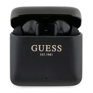 Słuchawki - Guess GUTWSSU20ALEGK TWS + stacja dokująca czarny/black Printed Logo - miniaturka - grafika 1