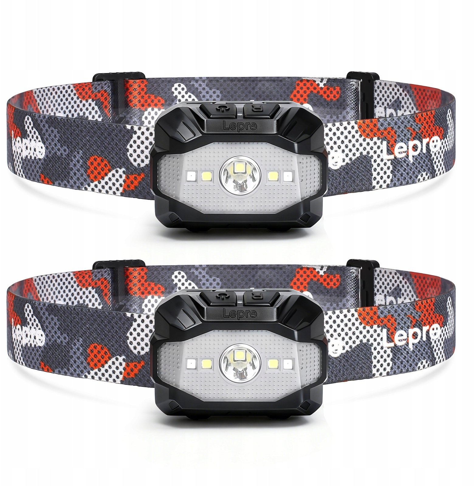 LEPRO Latarka TOGO Czołowa USB 2 szt. 320023-2