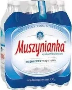 Woda Muszynianka Muszynianka Naturalna woda mineralna wysokozmineralizowana średnionasycona CO2 1,5 l x 6 sztuk - Desery dla dzieci - miniaturka - grafika 1