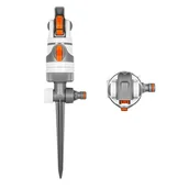 Węże ogrodowe i zraszacze - Bradas Zraszacz bradas WL-Z01 4 funkcje okręgu trawnika Sprenger do 350 metrów kwadratowych, zraszacz impulsów, nowy, szara, 15 x 5 x 5 cm - miniaturka - grafika 1