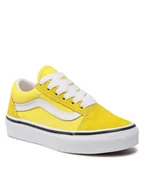 Buty dla dziewczynek - Vans Tenisówki Old Skool VN0A7Q5F7Z41 Żółty - miniaturka - grafika 1