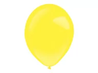 Balony i akcesoria - AMSCAN Balony dla dekoratorów lateksowe pastelowe - żółte - 35 cm - 50 szt. - miniaturka - grafika 1