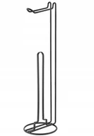 Stojaki i wieszaki na papier toaletowy - Czarny uchwyt na papier toaletowy z uchwytem Origin - Metaltex - miniaturka - grafika 1