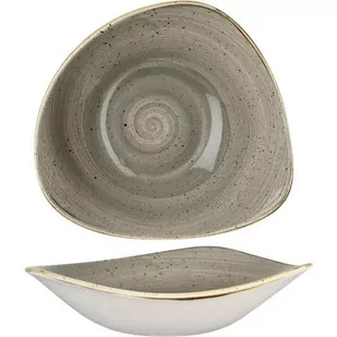 Churchill MISKA TRÓKĄTNA PEPPERCORN GREY 600 ml PORCELANA SZARA - Miski i półmiski - miniaturka - grafika 4