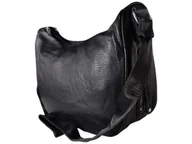 Torebki damskie - Torebka Damska, Miejska Stylowa Mała Listonoszka na Ramię, Kolor Czarny - miniaturka - grafika 1