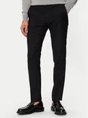 Spodnie męskie - Jack & Jones Chinosy Solaris 12141112 Czarny Super Slim Fit - miniaturka - grafika 1