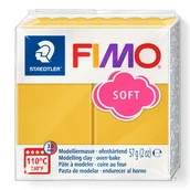Masy plastyczne - Staedtler FIMO soft, masa termoutwardzalna, 57 g, mango karmel - miniaturka - grafika 1