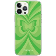 Etui i futerały do telefonów - Etui do Apple IPHONE 14 PRO MAX Motyle 001 Babaco Nadruk pełny Zielony - miniaturka - grafika 1