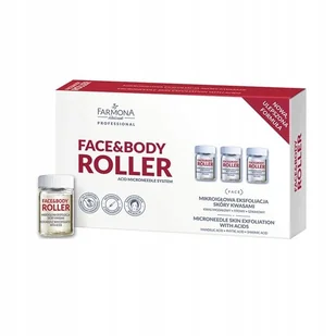 Farmona FACE ROLLER Mikroigłowa eksfoliacja skóry kwasami 5x5ml - Pozostałe kosmetyki - miniaturka - grafika 2